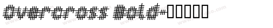 Overcross Bold字体转换